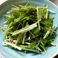 yaccho's cooksnap of when they made 水菜とツナのごま油香るサラダ.