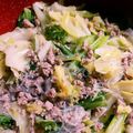 ＊もぐもぐ45＊'s cooksnap of when they made キャベツ、挽き肉、春雨で中華風野菜炒め.