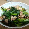 バルバルママ's cooksnap of when they made 無糖減塩 小松菜・豚ばら・厚揚げ煮浸し.