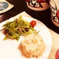 青い子's cooksnap of when they made 簡単・炊飯器でエビピラフ・2合.