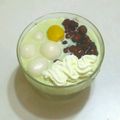 乙川日奈's cooksnap of when they made 抹茶牛乳プリン♡材料4つだけ.
