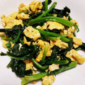 クックY08S17☆'s cooksnap of when they made ほうれん草と卵のオイスターソース炒め.