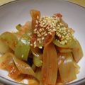 元クマ's cooksnap of when they made 簡単！山菜《うど》のキムチ漬け.