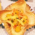 ☆ゆみよ☆'s cooksnap of when they made 餃子の皮で♪鮭フレークのクリスピーピザ.