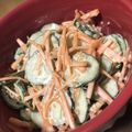 クックR9QJIM☆'s cooksnap of when they made キウリと人参と胡麻味噌マヨサラダ.