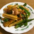 あーりータイムズ's cooksnap of when they made ［時短ピーマン じゃが芋 カレー炒め ］.