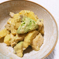 momocookin's cooksnap of when they made 蒸し鶏とアボカドのたくあん胡麻和え.