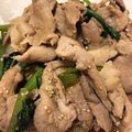 クックZ4S3PI☆'s cooksnap of when they made 豚肉と小松菜のオイスターソース炒め.