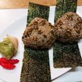 cocoりえ's cooksnap of when they made 郷土の味☆いんげんのおむすび☆.
