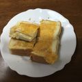 みやびんごーご's cooksnap of when they made 朝食にぴったり☆フライパンでホットサンド.