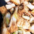 YuzuKizu's cooksnap of when they made 鶏肉あつあげ白ネギの味噌炒め.