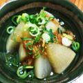 sunujiro's cooksnap of when they made ふろふき大根のなめ茸のせ.