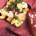 いつき♡キッチン's cooksnap of when they made 【３０秒】ラップ１枚で簡単手毬寿司.
