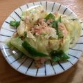 Risaa☆♪♪♪'s cooksnap of when they made レンジで簡単☆キャベツの胡麻ツナ和え。.