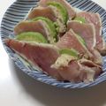 ばっしぃぃ's cooksnap of when they made びんちょうまぐろのタタキ　アボガドと♪.