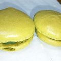 小竹 日月's cooksnap of when they made ローズ家の抹茶マカロン.