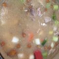 ﾌﾞﾚﾝﾀﾞ's cooksnap of when they made 酒粕ペーストで簡単に♪酒粕豚汁.