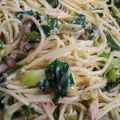 クック2BCCKH☆'s cooksnap of when they made ねぎ大量消費！超簡単ツナと長ネギのパスタ.