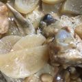 kona8's cooksnap of when they made 10分でしみ旨！大根と鳥のポン酢炒め.