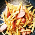 Hamachi_'s cooksnap of when they made 大根とウインナーのきんぴら風.