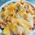 ★akiko♪'s cooksnap of when they made 簡単！絶品！明太もちのポテトチーズ焼き.