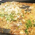 クックE662AA☆'s cooksnap of when they made もち明太子のもんじゃピザ.
