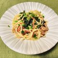 yurit0605's cooksnap of when they made キノコと春菊のゆず胡椒パスタ.