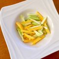 ブランディ's cooksnap of when they made ハヤトウリと柿のチャチャっとなます.