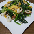 ﾏﾏﾏﾏﾏｰﾗｲｵﾝ's cooksnap of when they made 栄養満点♡小松菜としらすとちくわ玉子炒め.