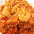 マスカル12's cooksnap of when they made 簡単！美味！エビとトマトのリゾット.