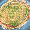 H☆K☆R's cooksnap of when they made 簡単♪サクふわ白菜お好み焼き♪話題入り.