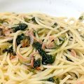 あやこaa's cooksnap of when they made 桜えびとあおさのりの和風パスタ.