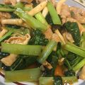 ☆Louis★'s cooksnap of when they made 小松菜と豚肉のオイスターソース炒め.