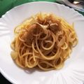 峰みいら's cooksnap of when they made アンチョビと玉ねぎのスパゲッティ.