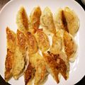 tinkkinako's cooksnap of when they made 辛子高菜と豚挽き肉で簡単餃子★.
