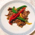 yesmama's cooksnap of when they made 牛肉とスナップえんどうのオイスター炒め.