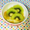＊coron＊'s cooksnap of when they made ヨーグルトの蜂蜜キウイかけ.