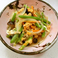 あっこ姉's cooksnap of when they made いんげんと油揚げの卵とじ.