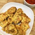 ykrykr's cooksnap of when they made 子どもも好きな鶏胸肉のふわふわピカタ＊.