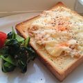 にゃんがす's cooksnap of when they made ツナチェダーチーズ　トースト.