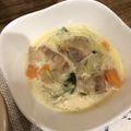 kaedenatsu's cooksnap of when they made ★鶏肉とチンゲン菜のクリーム煮★.