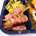 Hanachan13's cooksnap of when they made お弁当も節約^m^もやしのベーコン巻き.