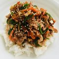 ゴマッキー's cooksnap of when they made スタミナ源でスピード簡単スタミナ丼！.