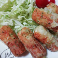 Jorie's cooksnap of when they made 計量スプーンなし♪ちくわの磯辺揚げ.