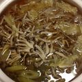 ぽぽきゅ's cooksnap of when they made 青梗菜ともやしの和風鍋.