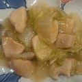 ミユ３１１'s cooksnap of when they made 体もポカポカ♪鶏肉と白菜のうま煮.