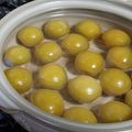 ぽちゃんdeちゃぽ's cooksnap of when they made 青梅の甘露煮☆煮梅.