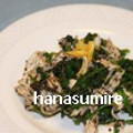 hanasumire's cooksnap of when they made ◆セリと鶏ささみの胡麻よごし.