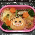 まいさわ✰'s cooksnap of when they made 2019年干支イノシシのキャラ弁.