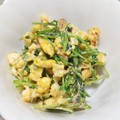 こむぎぱくぱく's cooksnap of when they made 豆苗と炒り卵のおかかマヨ.